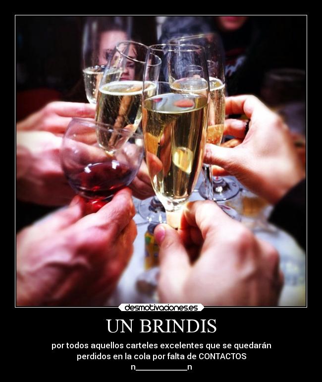 UN BRINDIS -
