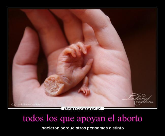 carteles vida aborto nacer cabrones desmotivaciones