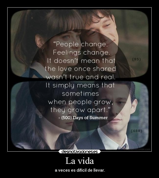 La vida - a veces es difícil de llevar.