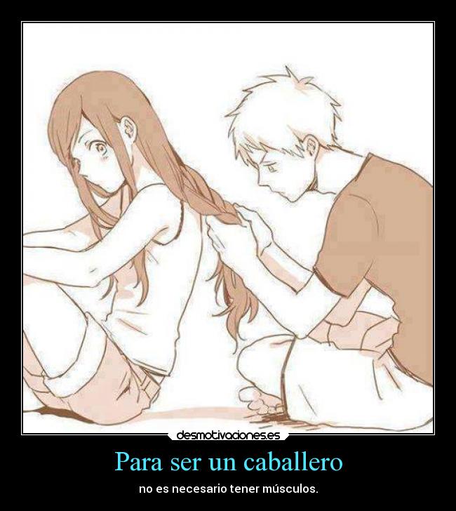 carteles vida anime caballerosidad musculos elegancia pixilin desmotivaciones