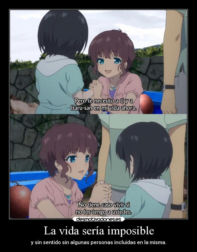 La vida sería imposible - 