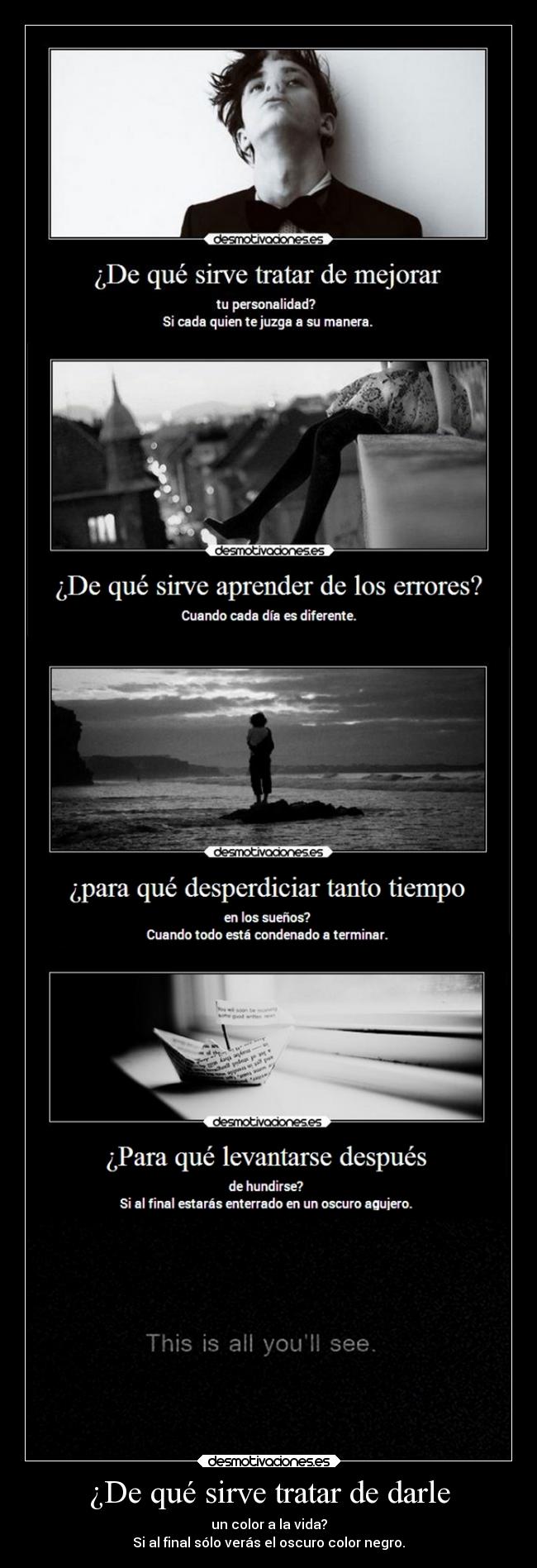 carteles vida cosas personas hay salida jesshellscythe desmotivaciones