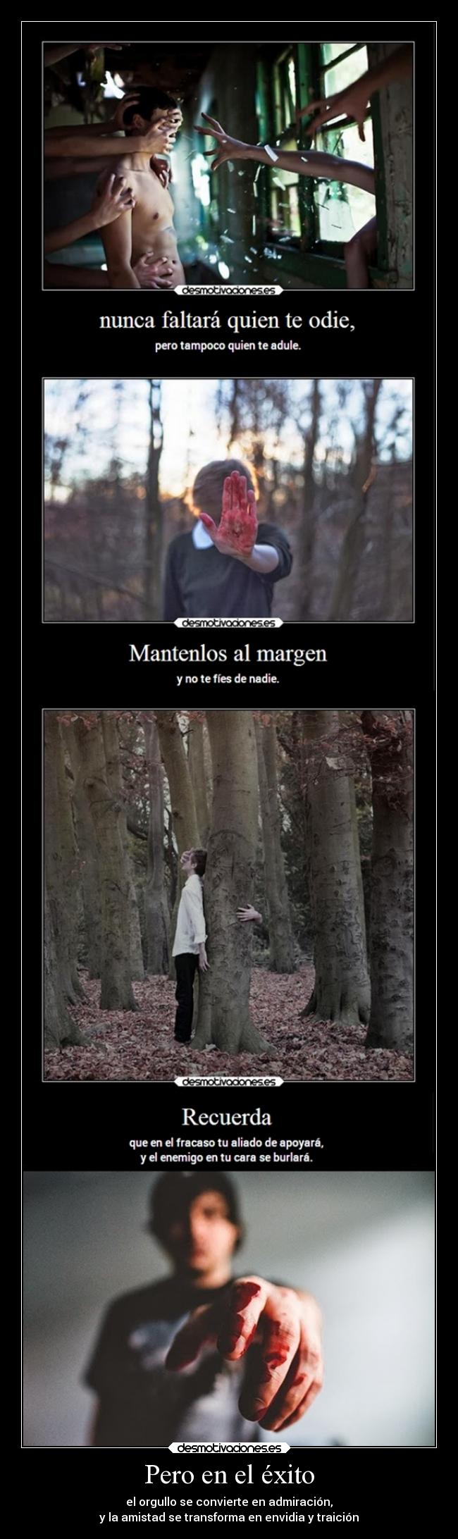 carteles vida desmojuego cosas admiracion traicion venganza jesshellscythe desmotivaciones