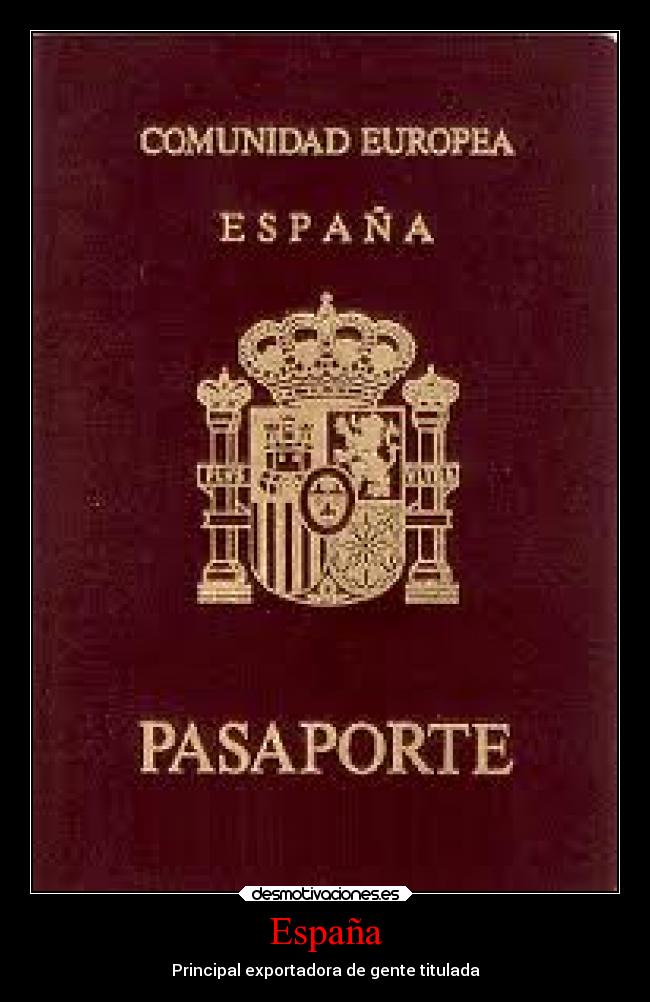 España - Principal exportadora de gente titulada