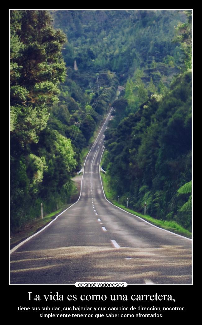 carteles vida desmotivaciones vida carretera direcciones afrontar decisiones animo depresion moernosdemierda desmotivaciones