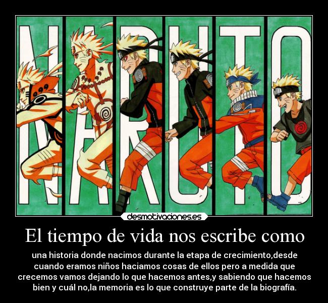 El tiempo de vida nos escribe como -