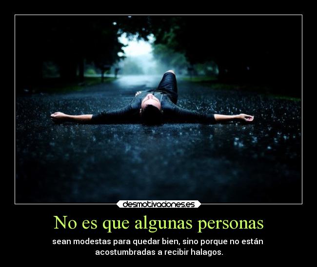 No es que algunas personas - 