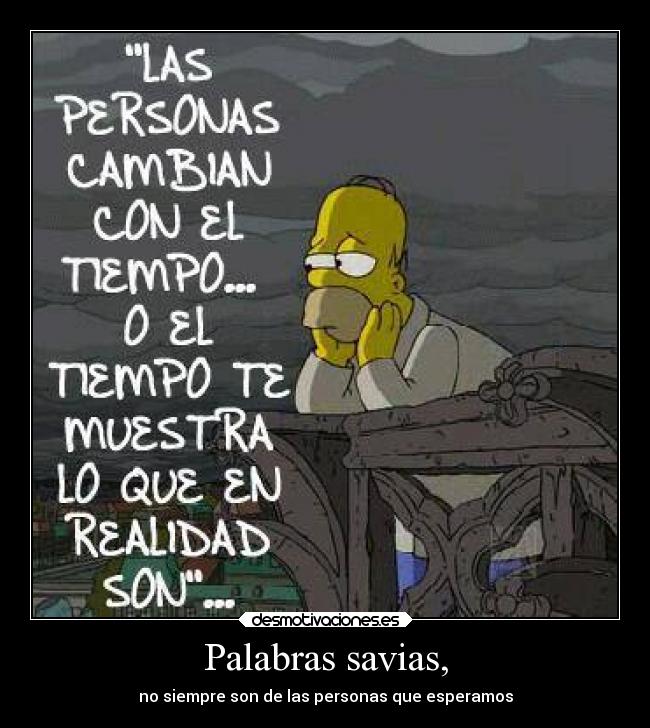 Palabras savias, -