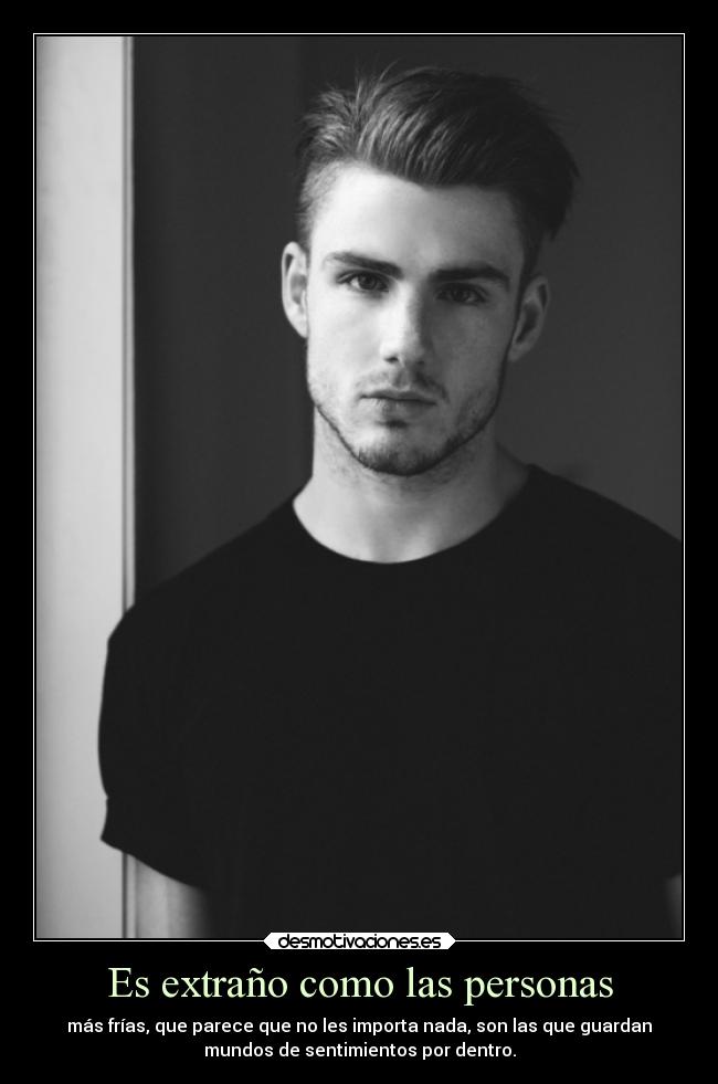 Es extraño como las personas - 