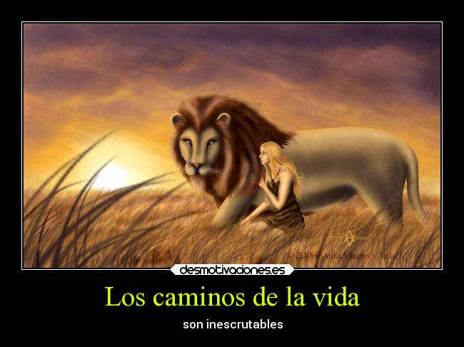 Los caminos de la vida - son inescrutables