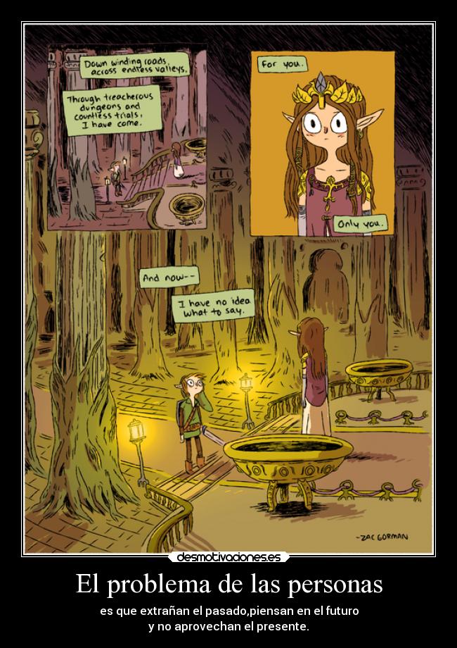 carteles vida videojuegos the legend zelda cuidado cuando salgas personas futuro desmotivaciones