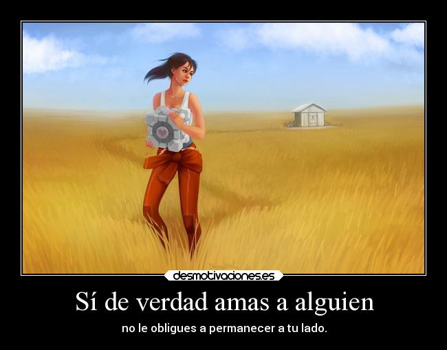 Sí de verdad amas a alguien -