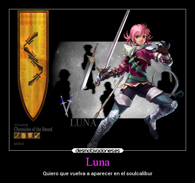 Luna - Quiero que vuelva a aparecer en el soulcalibur