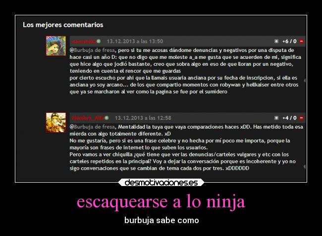 escaquearse a lo ninja - burbuja sabe como