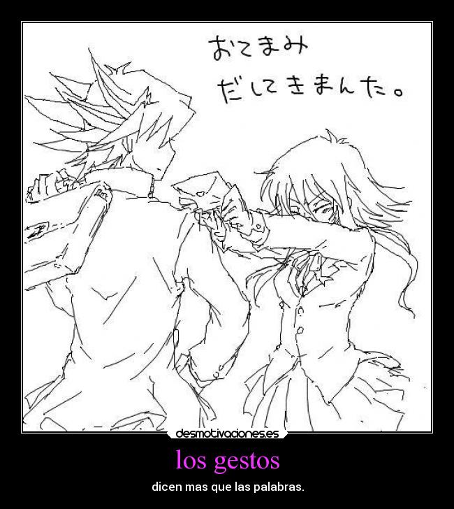 los gestos - dicen mas que las palabras.