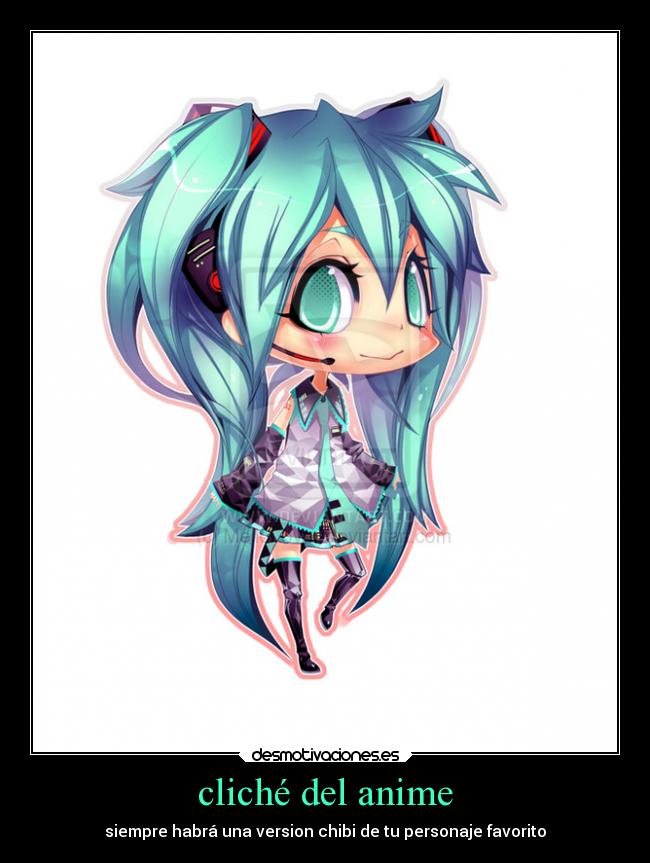 cliché del anime - 