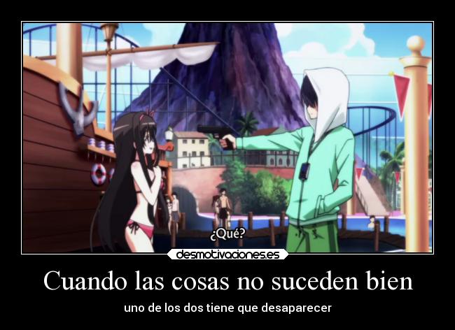 carteles anime noucome kanade oka jajajja crean agua pistola desmotivaciones