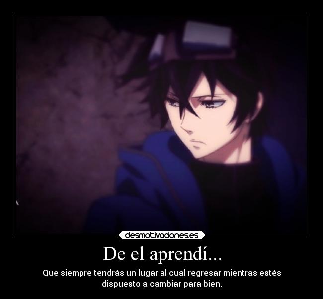 De el aprendí... -