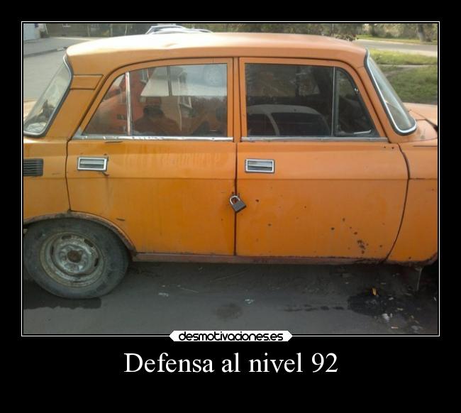 Defensa al nivel 92 - 