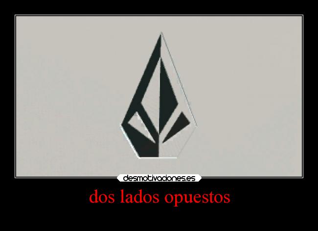 dos lados opuestos -