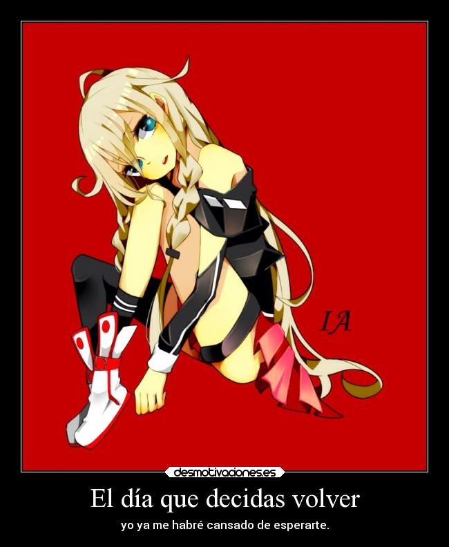 El día que decidas volver -