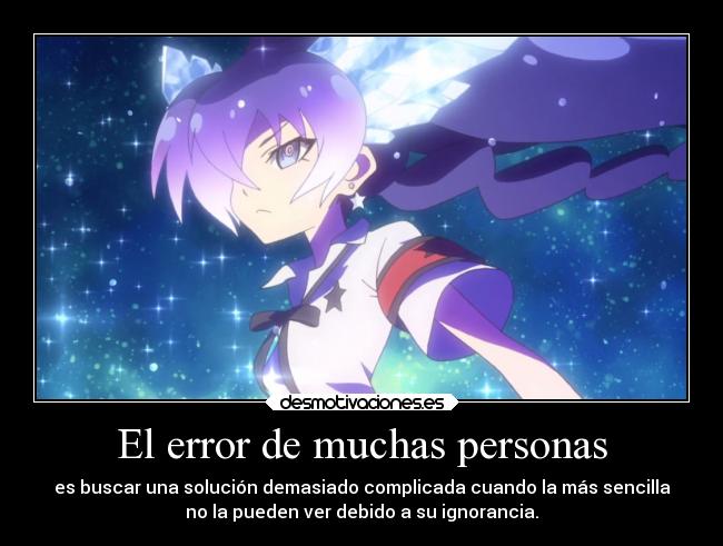 El error de muchas personas - 