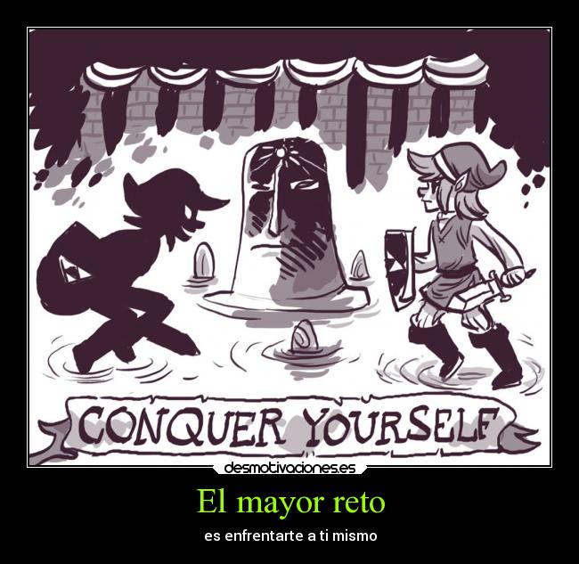 carteles mayor reto desmotivaciones