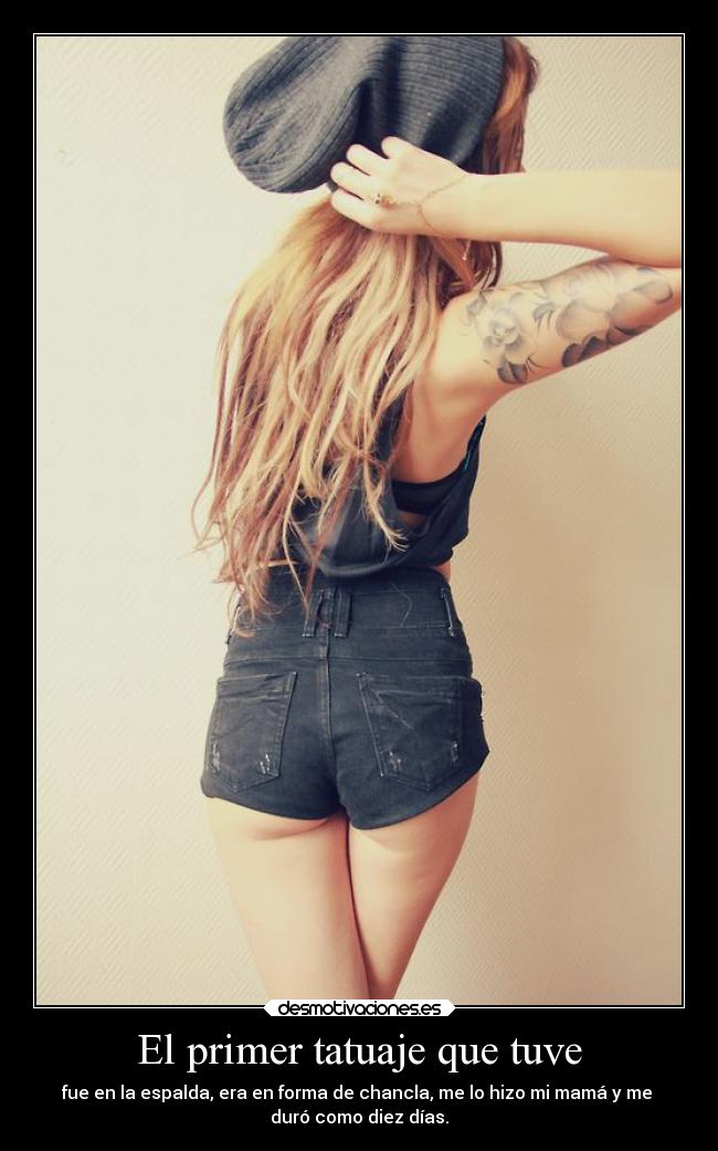 carteles primer tatuaje desmotivaciones