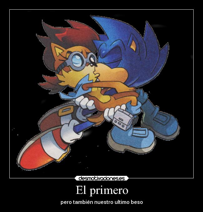 carteles sonic sally acorn sonally leen comic van entender desmotivaciones