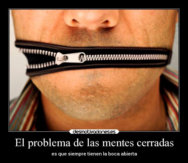 El problema de las mentes cerradas -