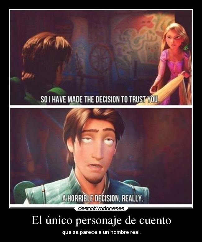 El único personaje de cuento - que se parece a un hombre real.