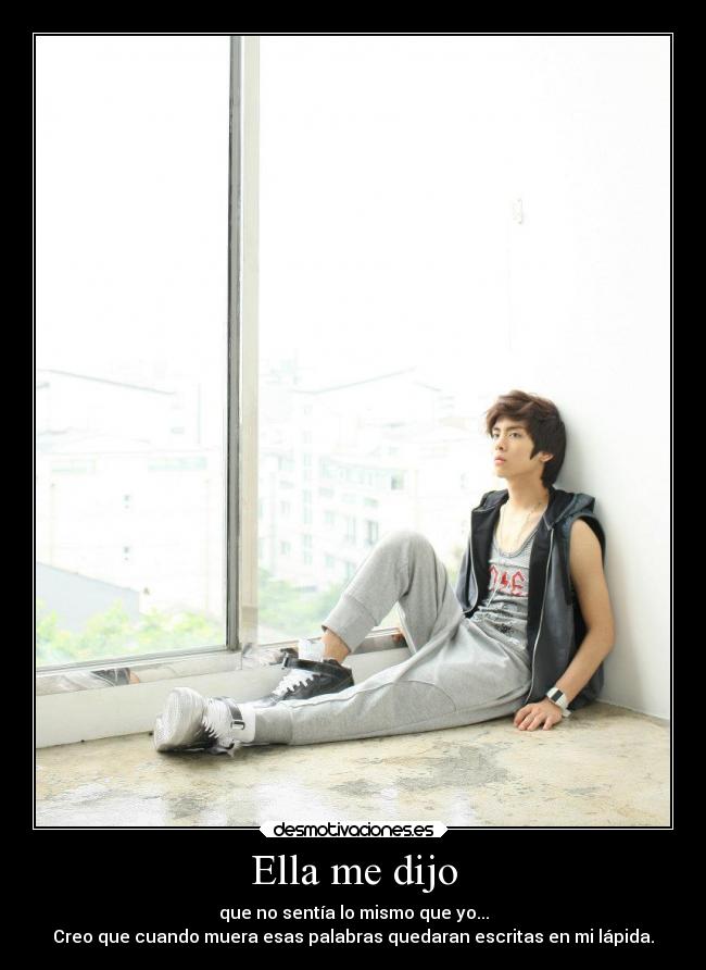 Ella me dijo -