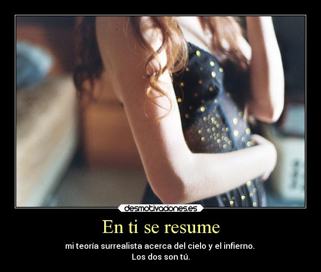 En ti se resume -