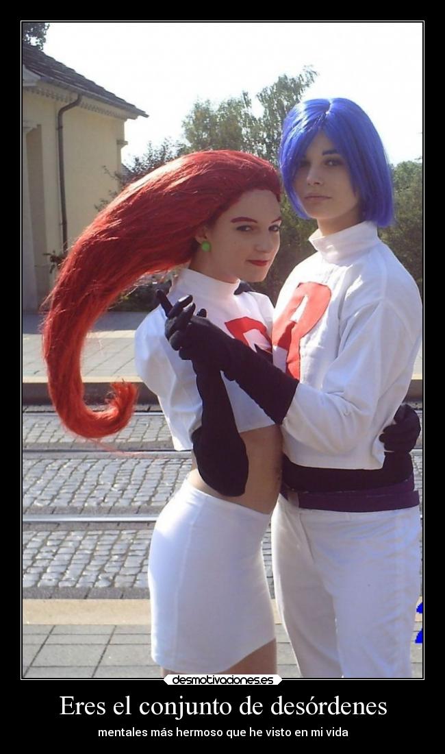 carteles amor cosplay del equipo rocket pokemos shinigamixlll resubido desmotivaciones