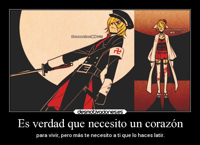 Es verdad que necesito un corazón -