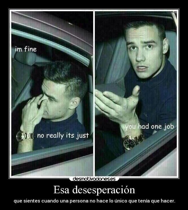 Esa desesperación - 