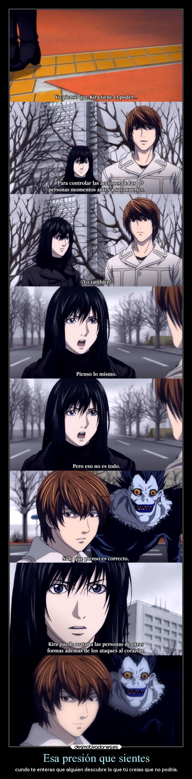 Esa presión que sientes -