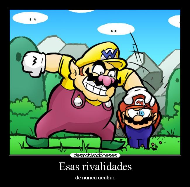 carteles wario mario desmotivaciones