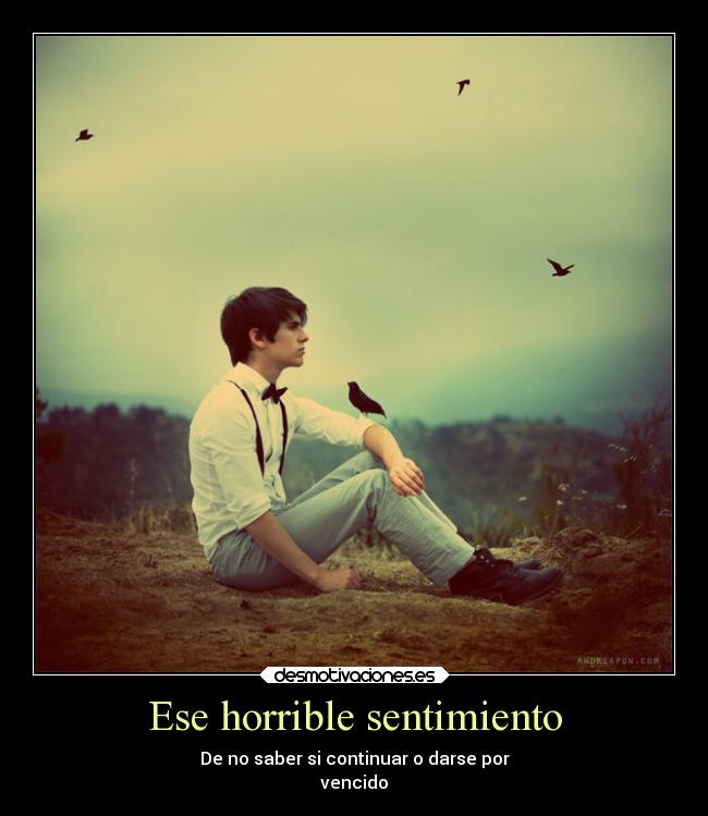 Ese horrible sentimiento - 