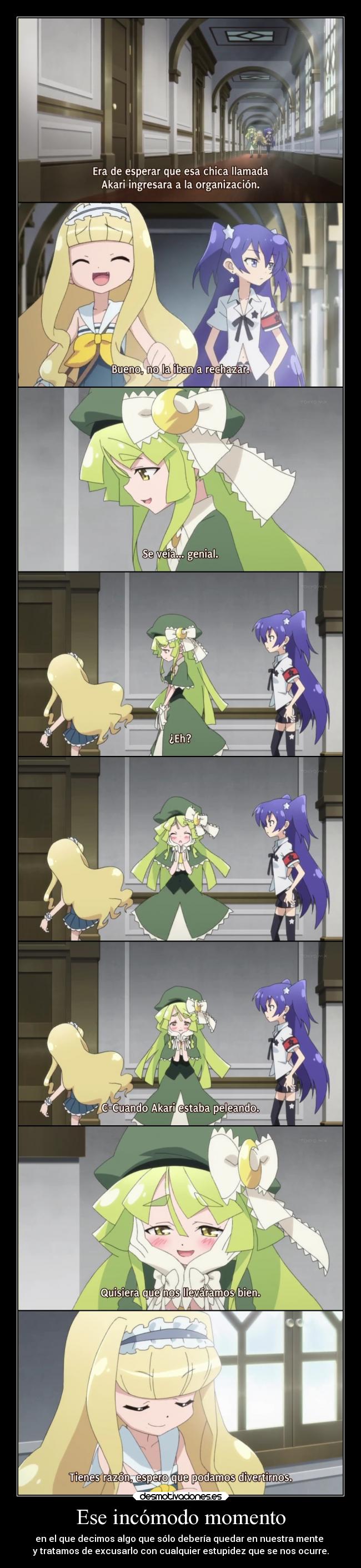 Ese incómodo momento -