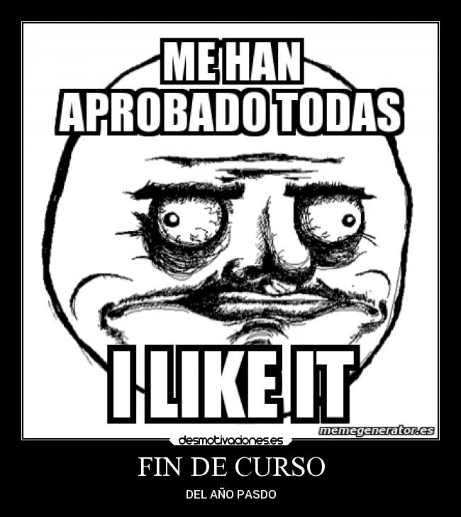 FIN DE CURSO - DEL AÑO PASDO