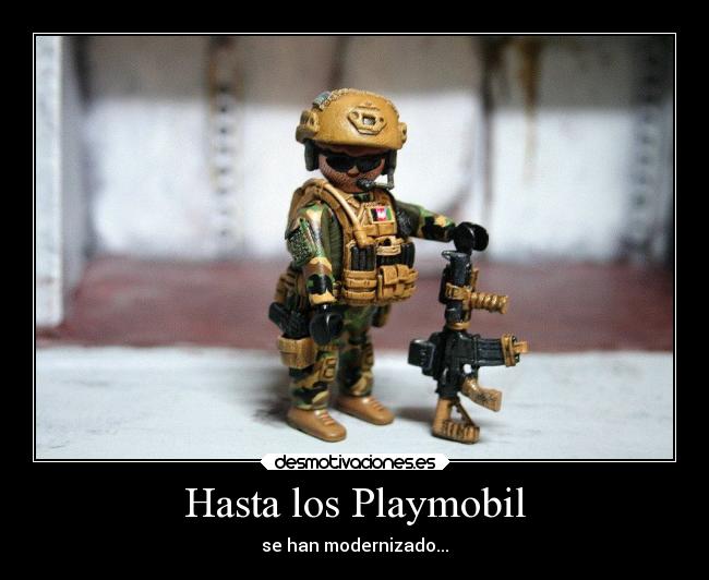 Hasta los Playmobil - se han modernizado...