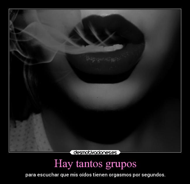 Hay tantos grupos - 