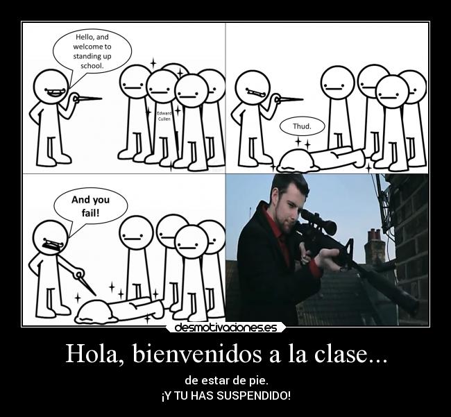 Hola, bienvenidos a la clase... - 