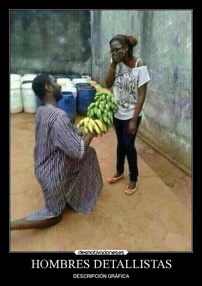 HOMBRES DETALLISTAS - DESCRIPCIÓN GRÁFICA