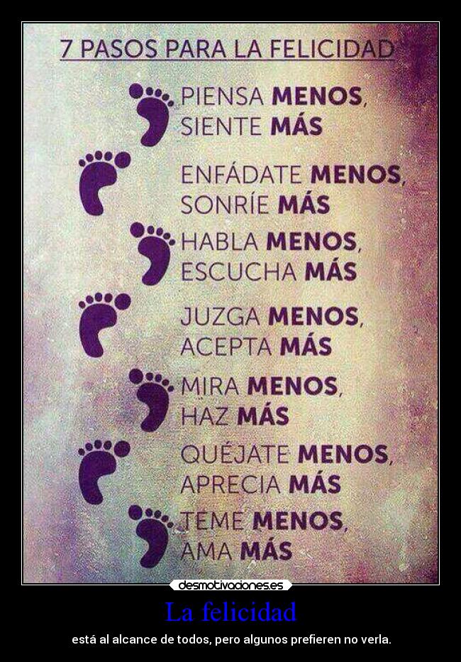La felicidad -