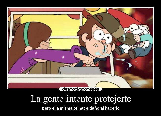 La gente intente protejerte - 