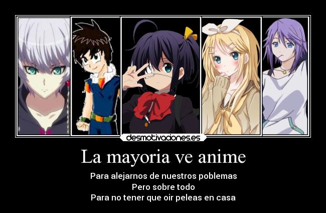 carteles anime anime desmotivaciones
