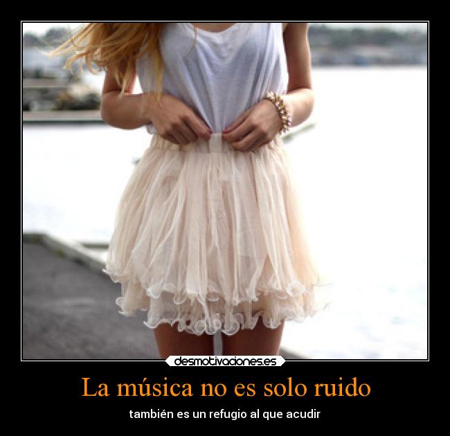 La música no es solo ruido -