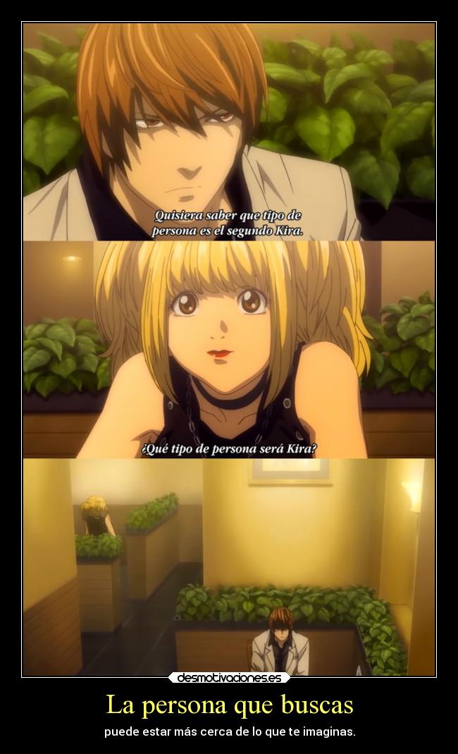 La persona que buscas -